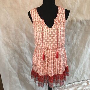 NWT Sleeveless Lily Rose dress Small White